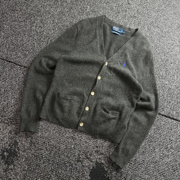 폴로 랄프로렌 포니로고 램스울 가디건 3264