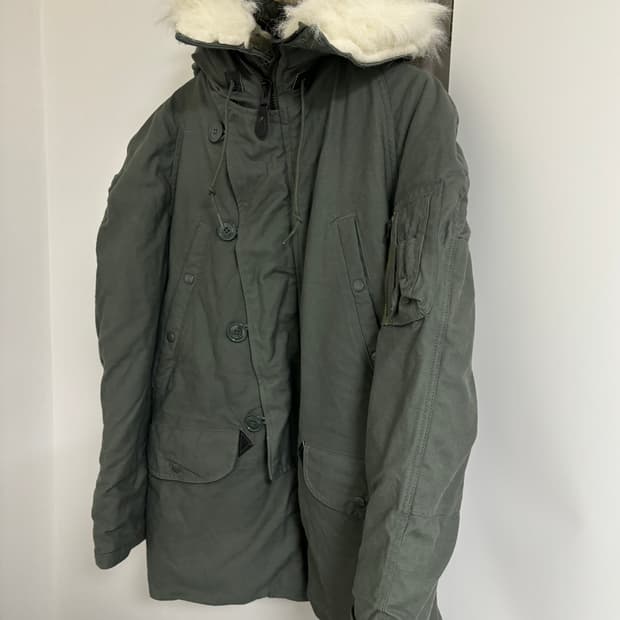 오리지널 미군 N3B 개파카 야상 데드스탁 새상품