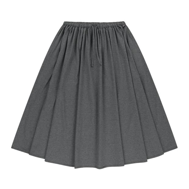 코이세이오 038 밴딩 롱 스커트 차콜