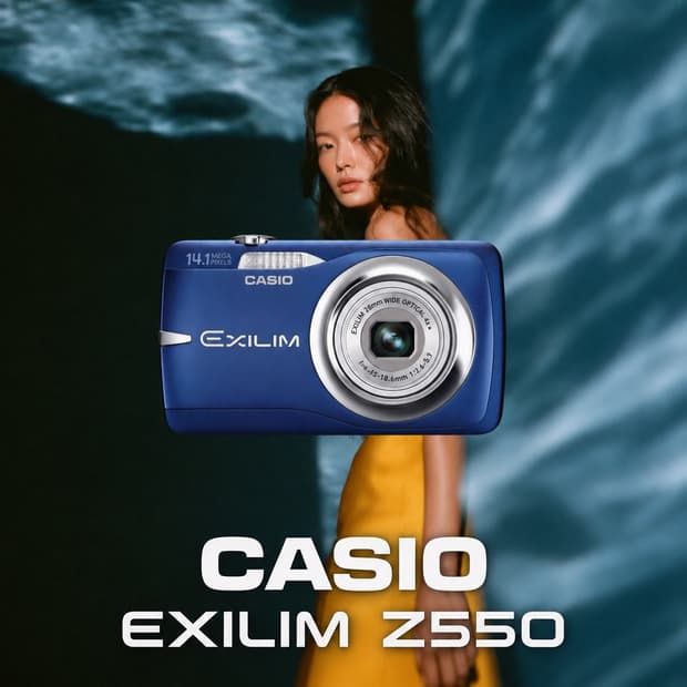카시오 엑슬림 Z550 빈티지 디지털카메라 디카