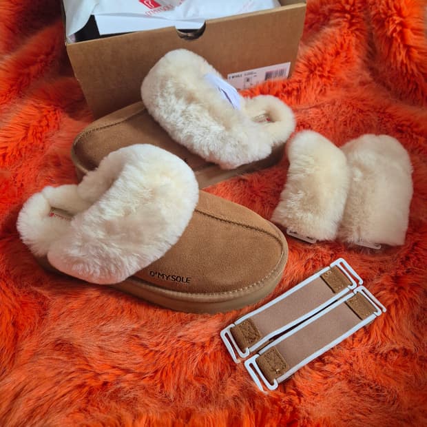 O'MYSOLE 오마이솔 어그 슬리퍼 230 새상품