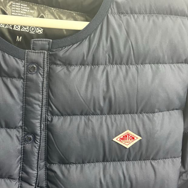 단톤 danton 이너 다운 크루넥 재킷 네이비 M