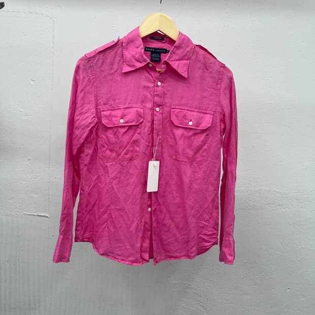 [~66] POLO RALPH LAUREN LINEN SHIRT