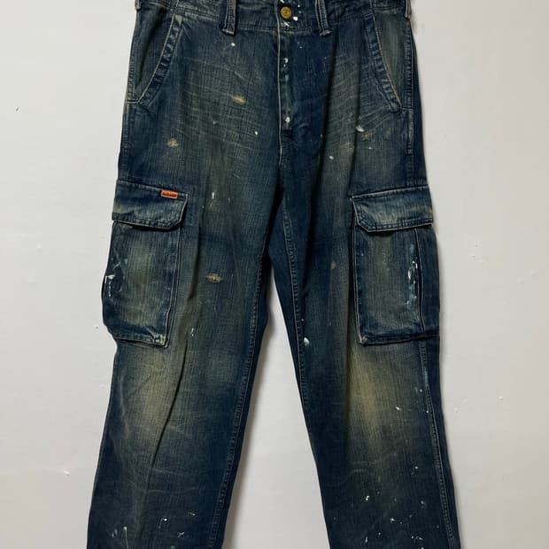 32 폴로 랄프로렌 카고 와이드 데님 청바지 정품