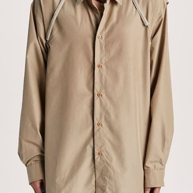 마리아노 스트랩 디테일 셔츠 M 새상품