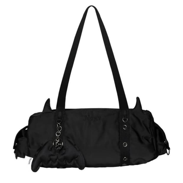 Nuyet 누엣 누옛 데빌 라운드 보스턴 백 블랙