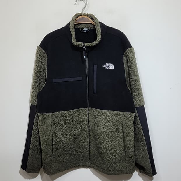 (XL) 노스페이스 후리스 점퍼 배색 뽀글이 플리스 자켓 