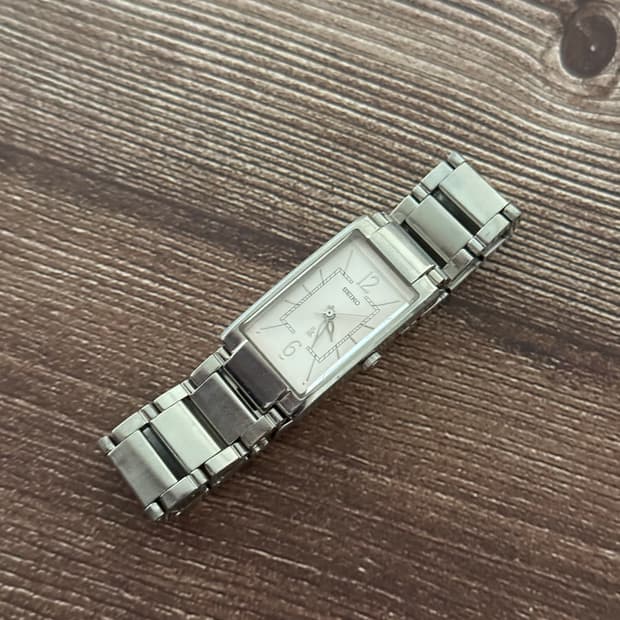 세이코 Seiko lk 루키아 스퀘어 핑크 레이디스