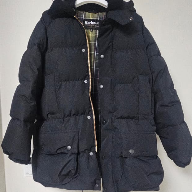 40)바버 25fw 푸퍼 구스다운 블랙 패딩