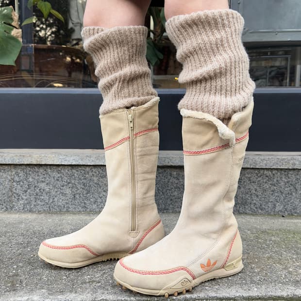 00s 레어 스웨이드 아디다스 샌드 부츠