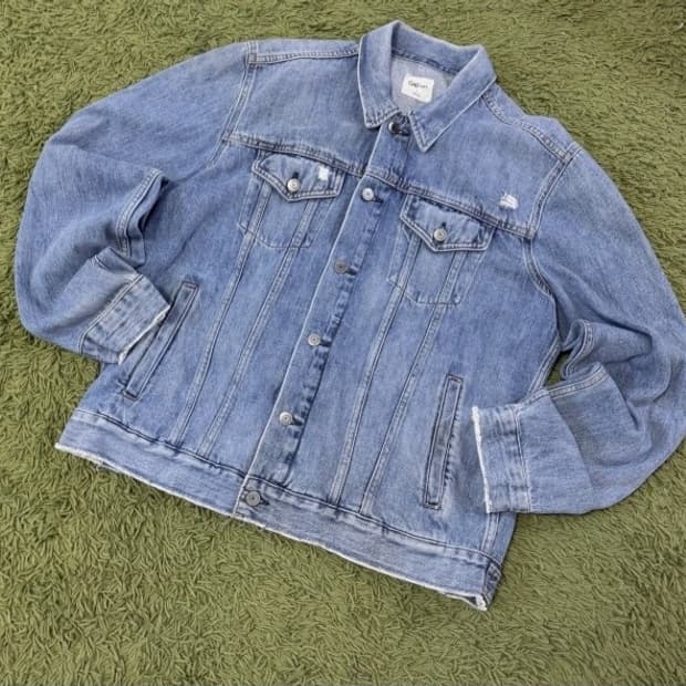GAP 갭 데님 청자켓 데님자켓 100/L