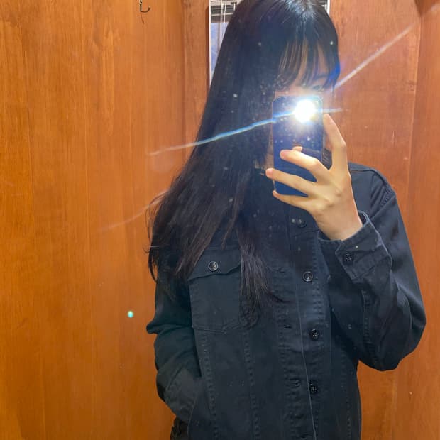 (S) Publish 빈티지 블랙 데님 자켓