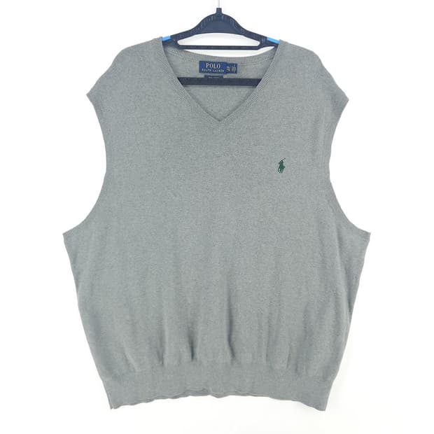 [남2XL]폴로랄프로렌 그레이 피마코튼 조끼[Y61-181]