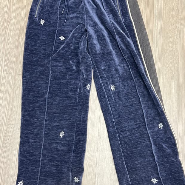 썬러브 velour twinkle 트랙 팬츠 purple퍼플
