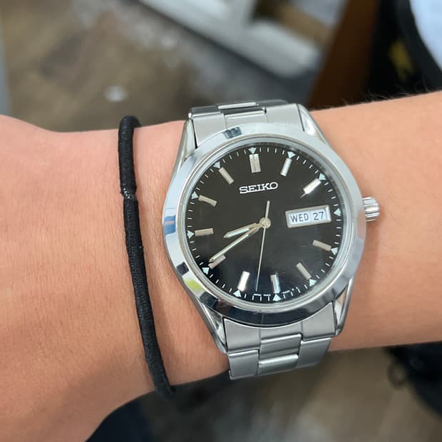 Seiko 쿼츠 데이데이트 시계