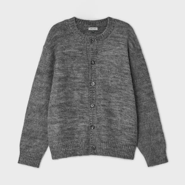 벨리에 브러쉬드 탐 가디건(105)