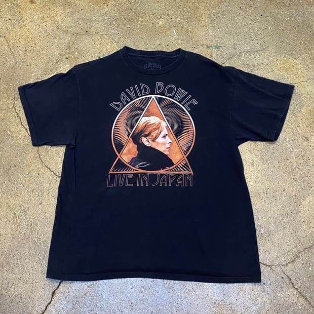 미국 빈티지 데이빗보위 정식굿즈 반팔티 락티셔츠