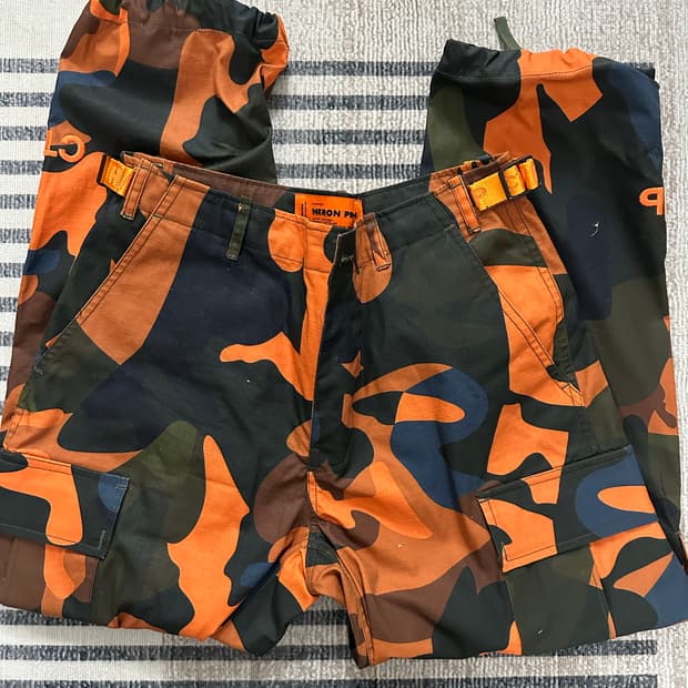 Heron Preston 헤론프레스톤 카모플라쥬 카고 팬츠