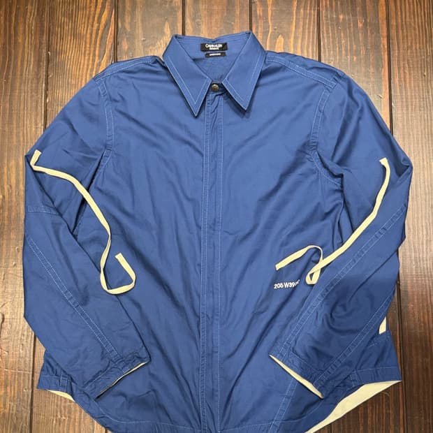 CALVIN KLEIN 205W39NYC MEN'S BLUE ZIPPE