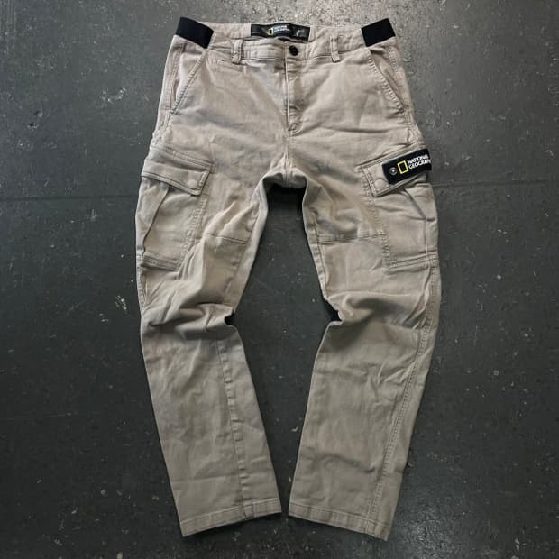 34 네셔널지오그래픽 와펜 카고팬츠 