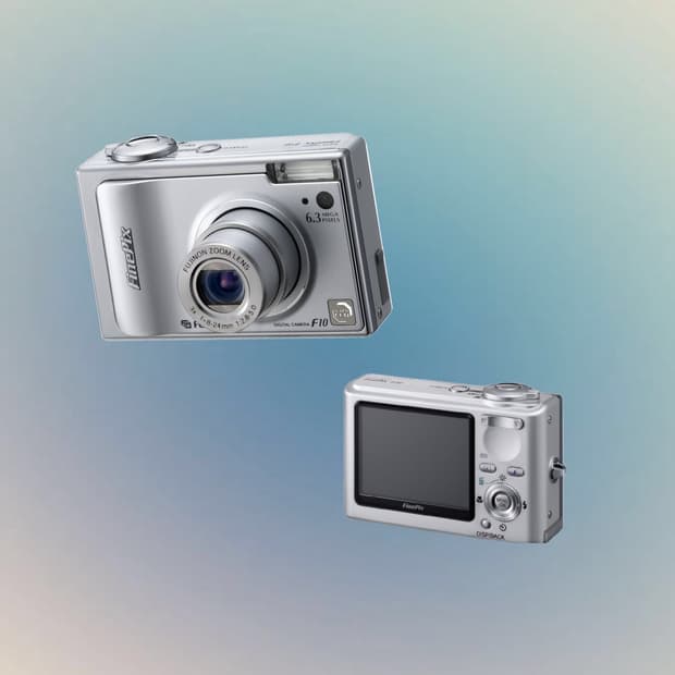 FUJIFILM FinePix 후지필름 파인픽스 F10 실버 디지털카메라