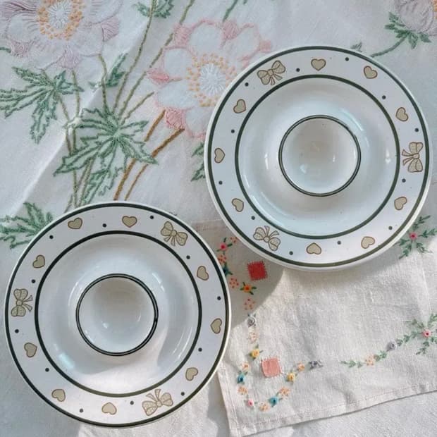 독일 빈티지 팔츠케라믹 거위의행복 에그볼