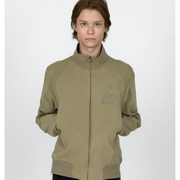 MPa CONTRAST ZIPPED JACKET (KHAKI)