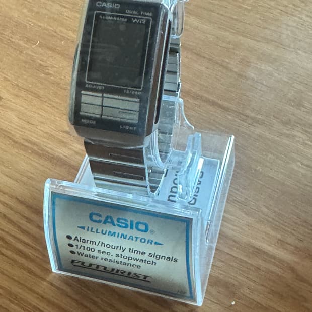 빈티지 카시오 듀얼타임 