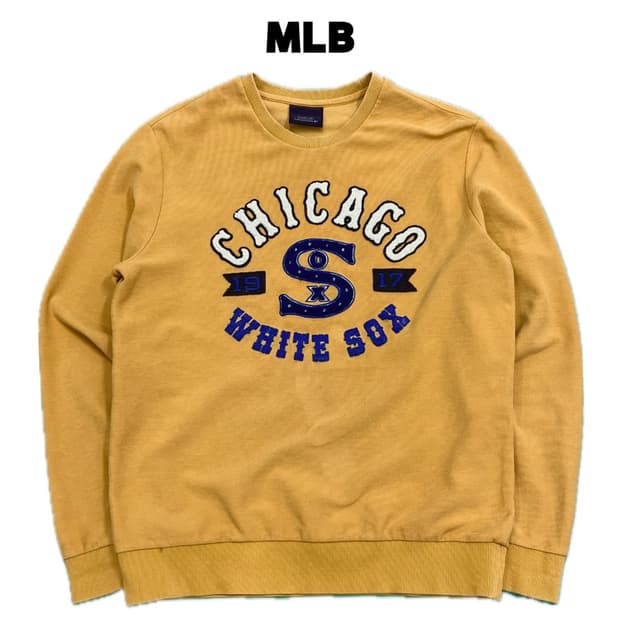 (105) MLB 시카고화이트삭스 맨투맨 머스타드