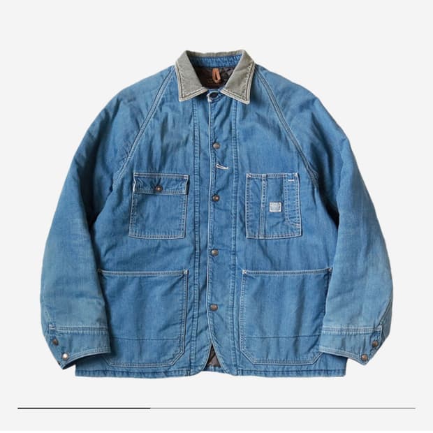 Kapital 캐피탈 8 oz. 데님 커버올 자켓