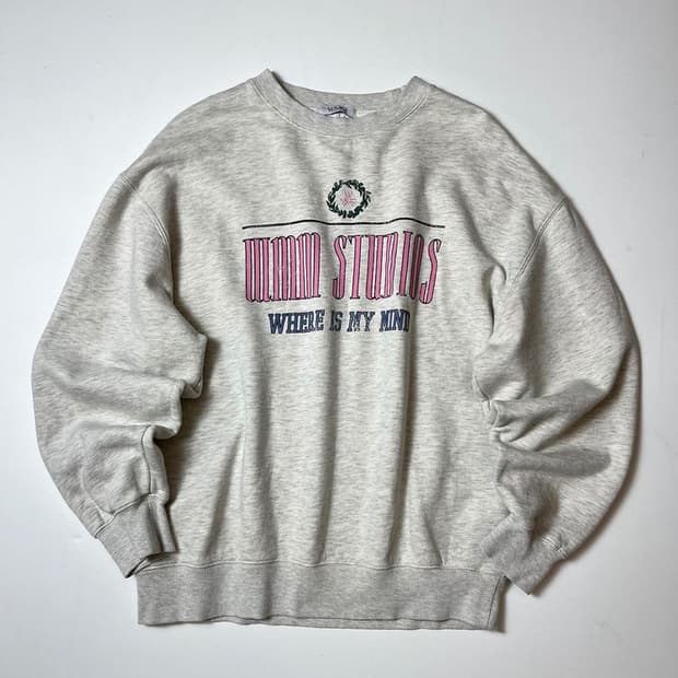 WMM 24ss 오버핏 그래픽 맨투맨 PN8732