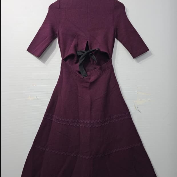 한섬 마쥬 Maje 니트 플레어 원피스 ~44반