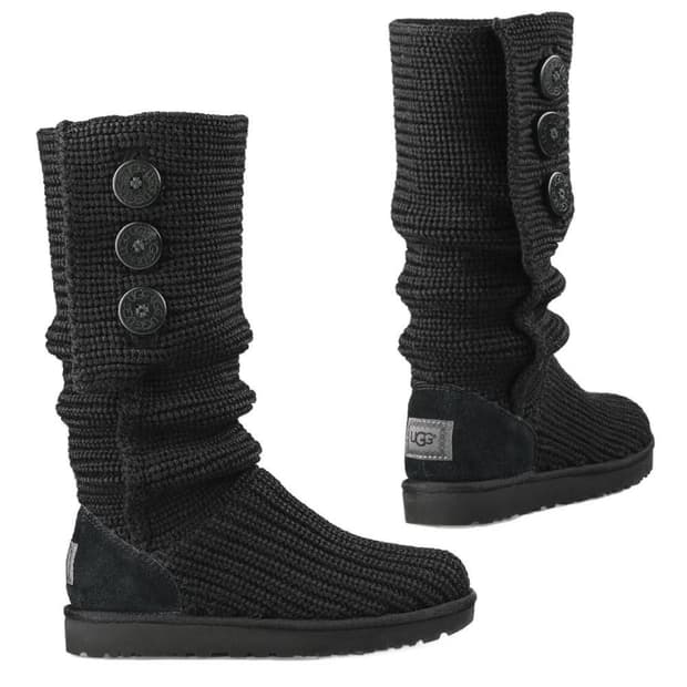 어그 클래식 카디 부츠 니트부츠 어그부츠 BLACK 