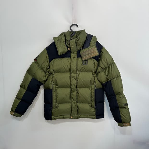 코오롱 남성 윈드스토퍼 구스다운 패딩 100 