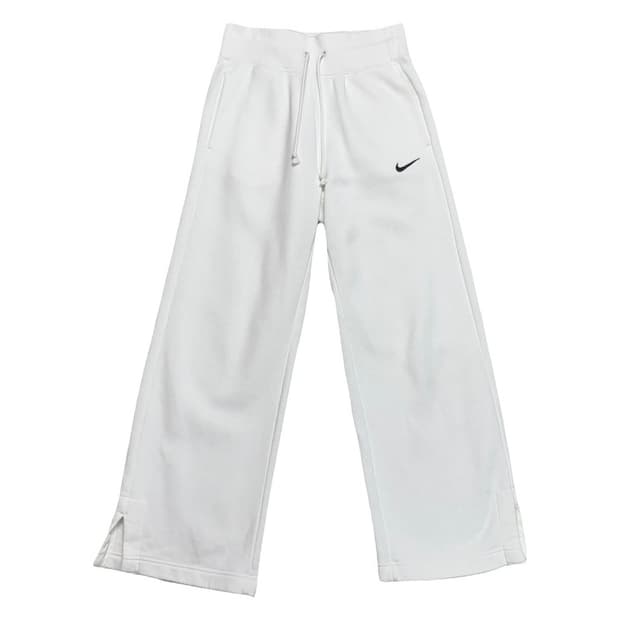 NIKE 여성용 와이드 레그 스웻팬츠 화이트 S