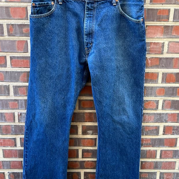 [36x30] 리바이스 517 부츠컷 데님 팬츠 빈티지 진청 청바지