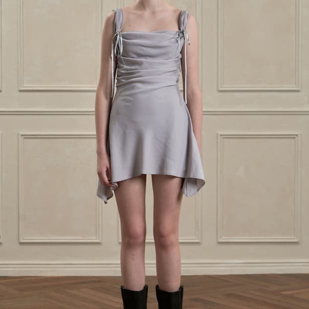 [택O] 페인오어플레져 듀 드레스 원피스 그레이