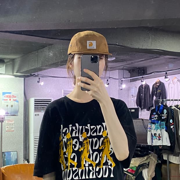 칼하트 브라운 스냅백 B2101