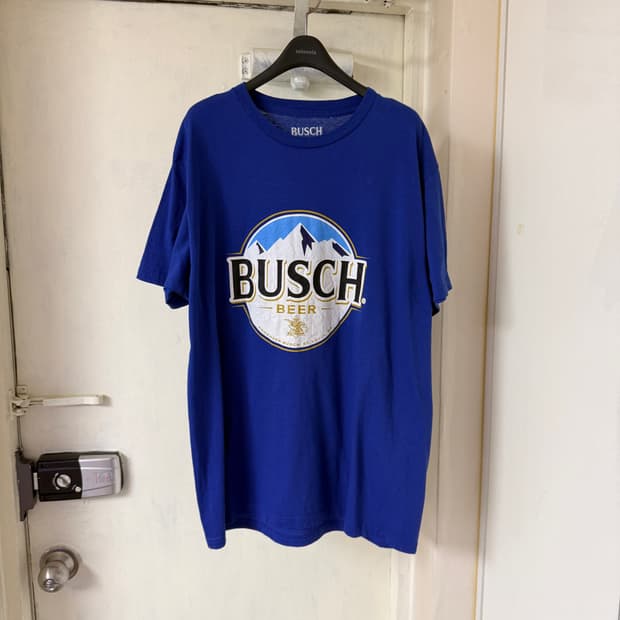  Busch beer vintage t shirt 티셔츠