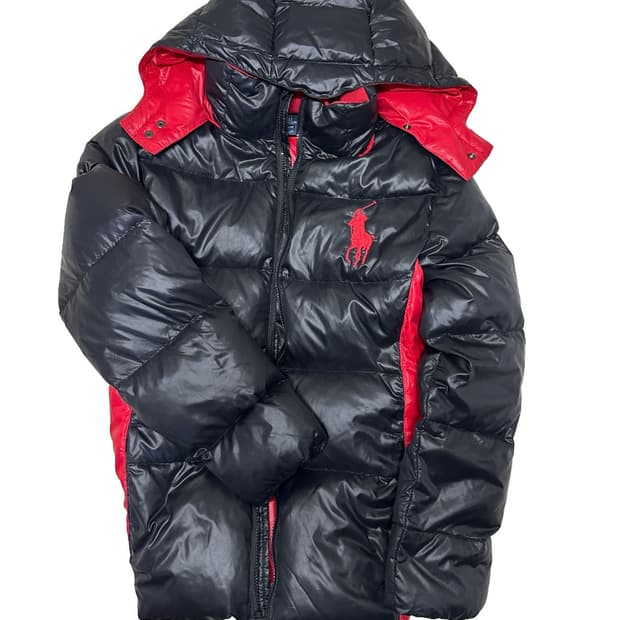 폴로 빅포니 유광 패딩