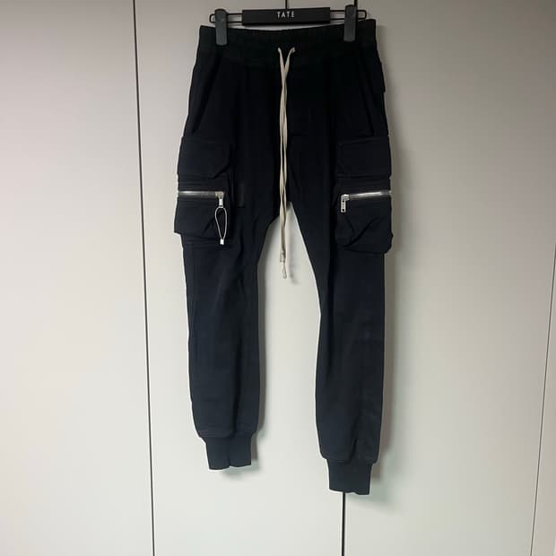 릭오웬스 마스토돈 카고 조거팬츠 48사이즈