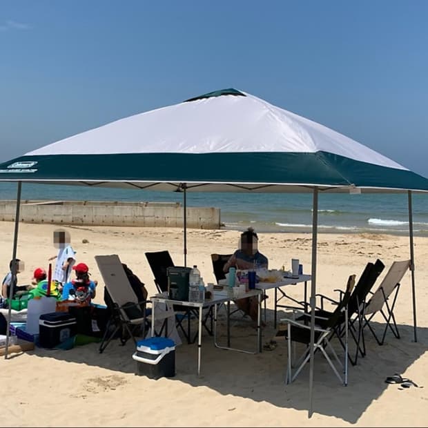 콜맨 Coleman 대형 캠핑 그늘막 캐노피 천막