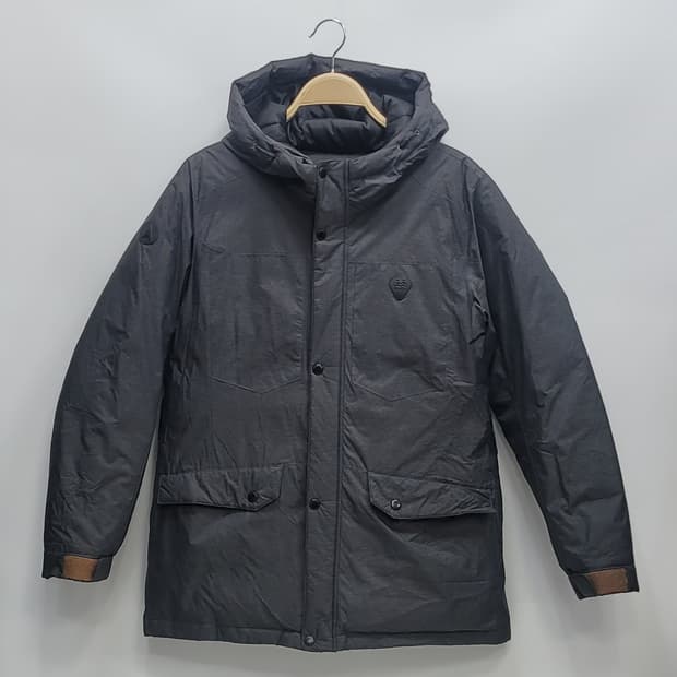 KOLON 코오롱 후드 다운 패딩 자켓 / 여 100 (남 95) 그레이