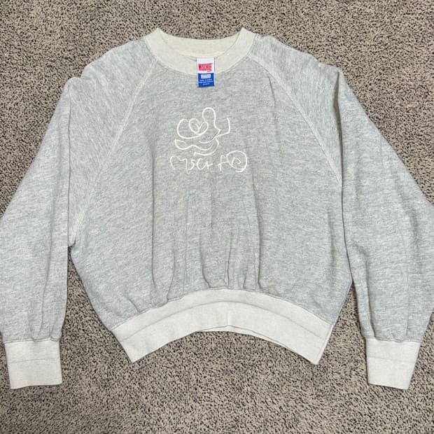 미스치프 맨투맨 멜란지그레이