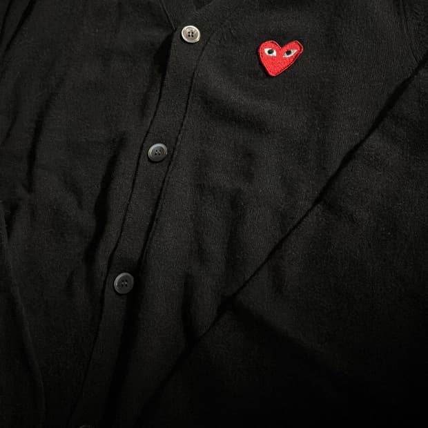 (병행수입 정품) 꼼데가르송 가디건 V넥 