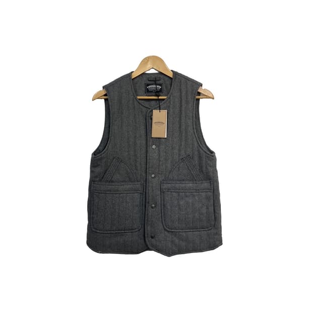 프리즘웍스 글래드 퀼팅 울 베스트 조끼