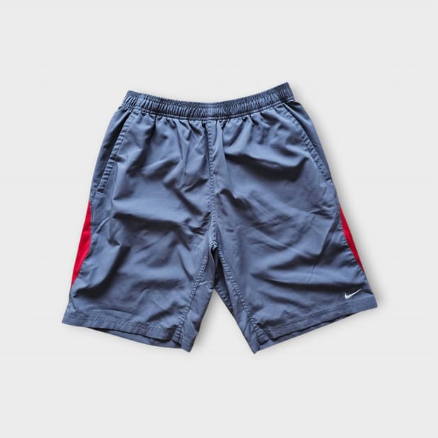 30 31 32 ) 나이키 그레이 런닝 러닝 트레이닝 반바지 그레이 레드