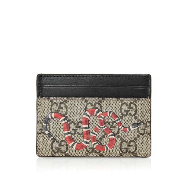 구찌 킹스네이크 카드지갑 GG 수프림 카드 케이스 451277