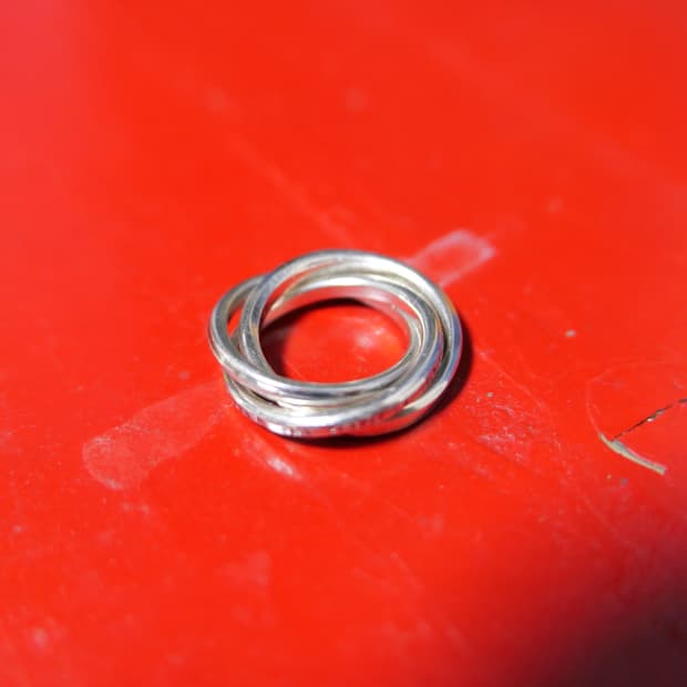 베르크슈타트 뮌헨 실버 링 포에버 M1414, M사이즈