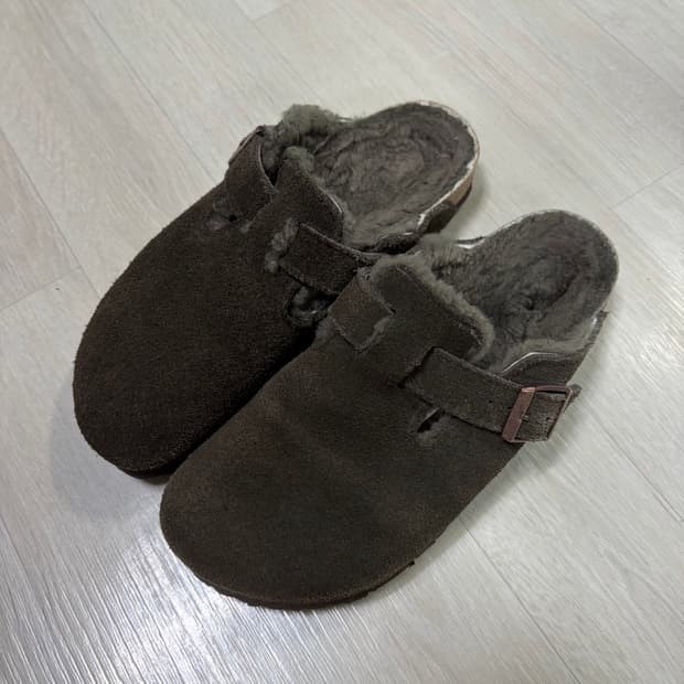 버켄스탁 보스턴 셔링 모카